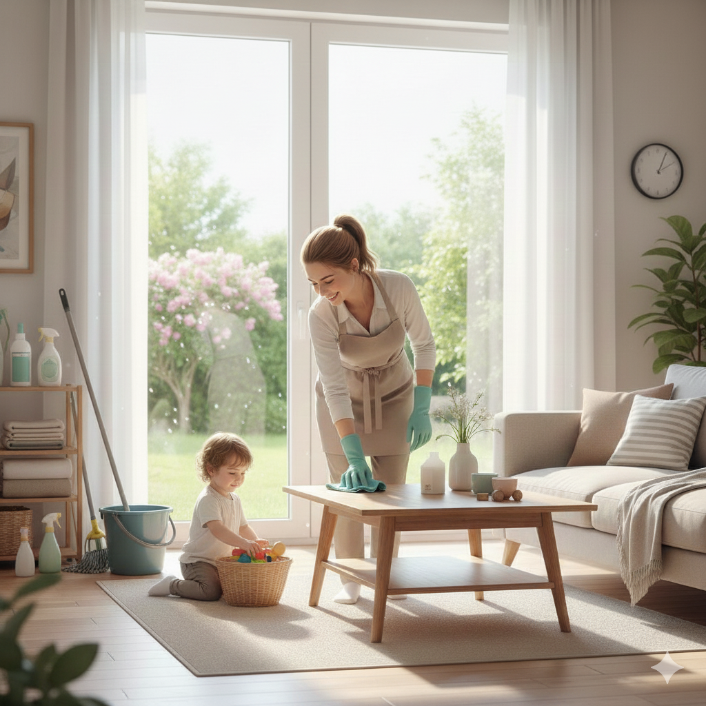 تنظيف منازل