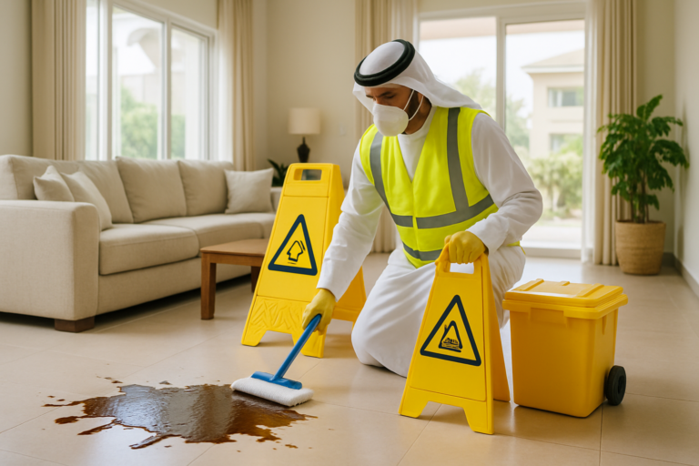تنظيف طوارئ انسكابات خطرة بدبي: استجابة فورية وآمنة
